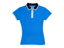 Cộc tay golf nữ FJ Women Contrast Zipped Pique Shirt 82669