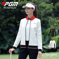 Áo khoác golf nữ thu đông hàng chính hãng PGM thiết kế cổ đứng YF422