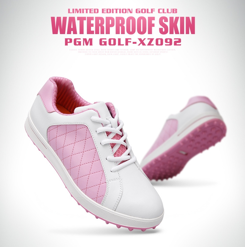 Giày golf nữ chống thấm nước chính hãng PGM - XZ092