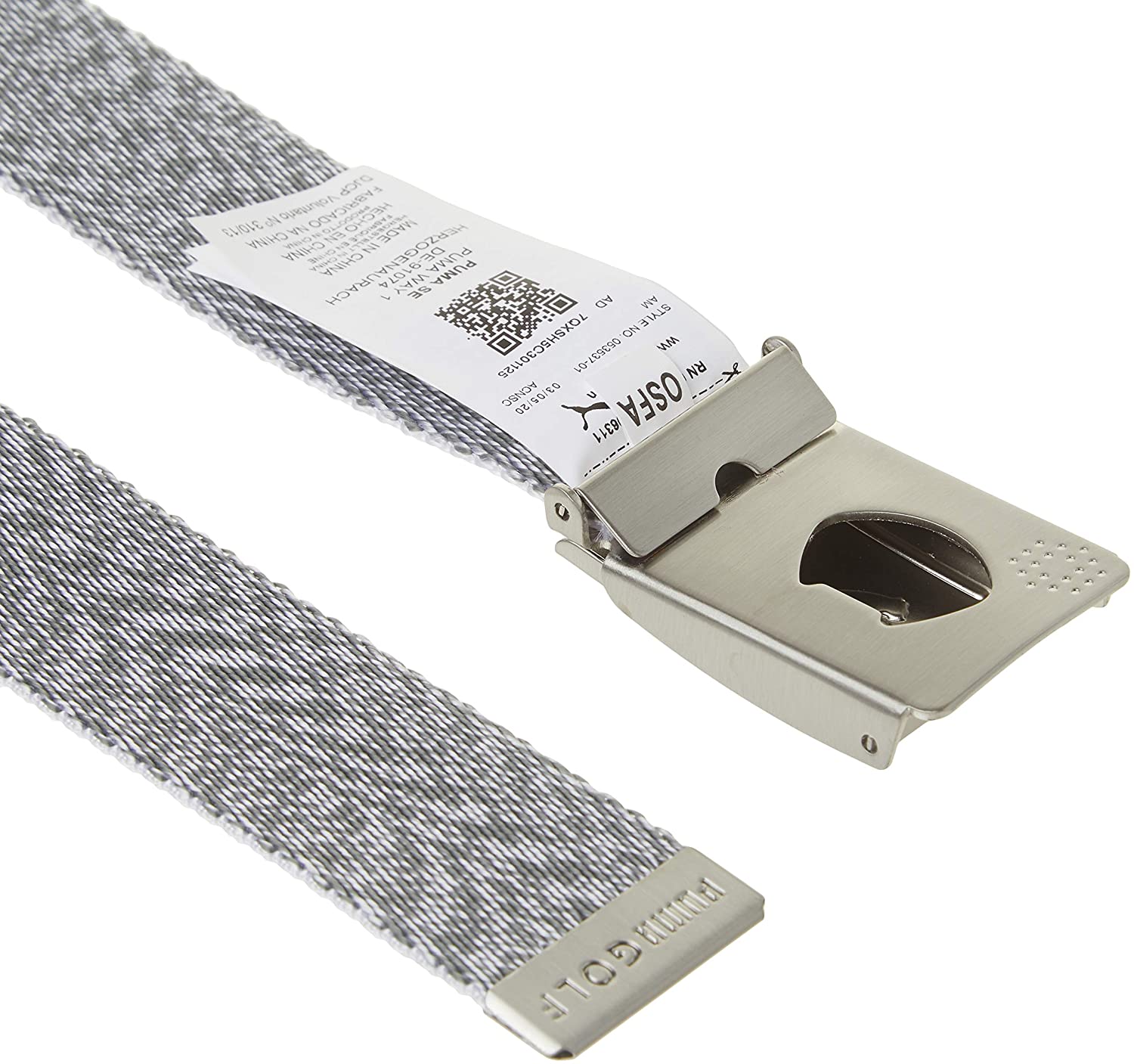 Thắt Lưng Golf Nam Puma Reversible Web Belt - Bright White 05353701