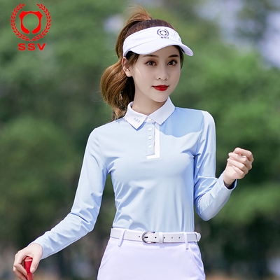 Áo dài tay golf nữ hàn quốc SSV8935 thiết kế trẻ trung