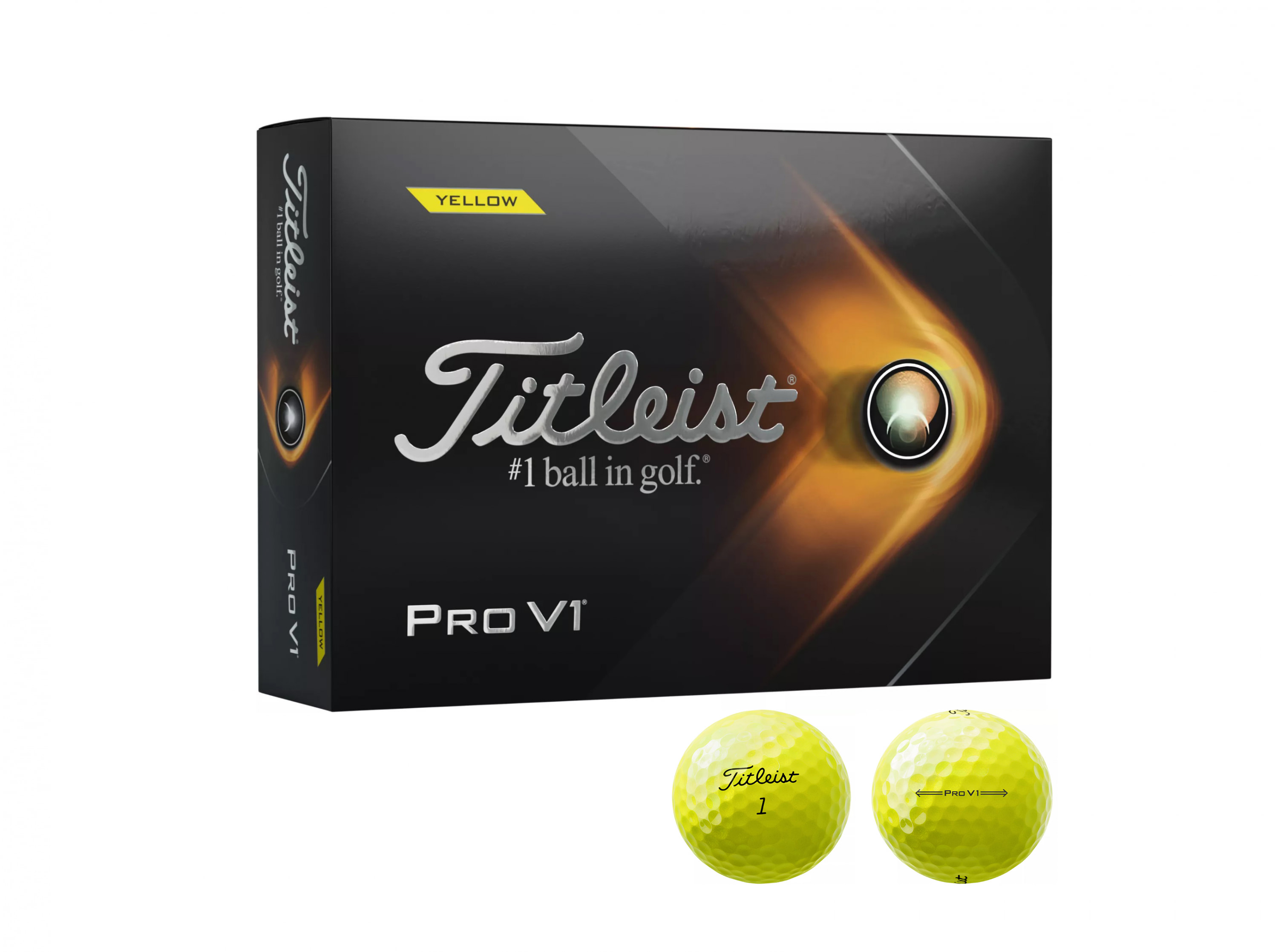 Bóng Golf Titleist 2021 Pro V1 Yellow