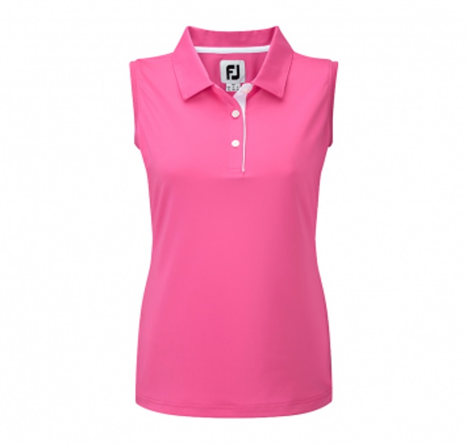 Áo Polo Golf Nữ Footjoy FJ Women’s Stretch Lisle Sleeveless Shirt 27065