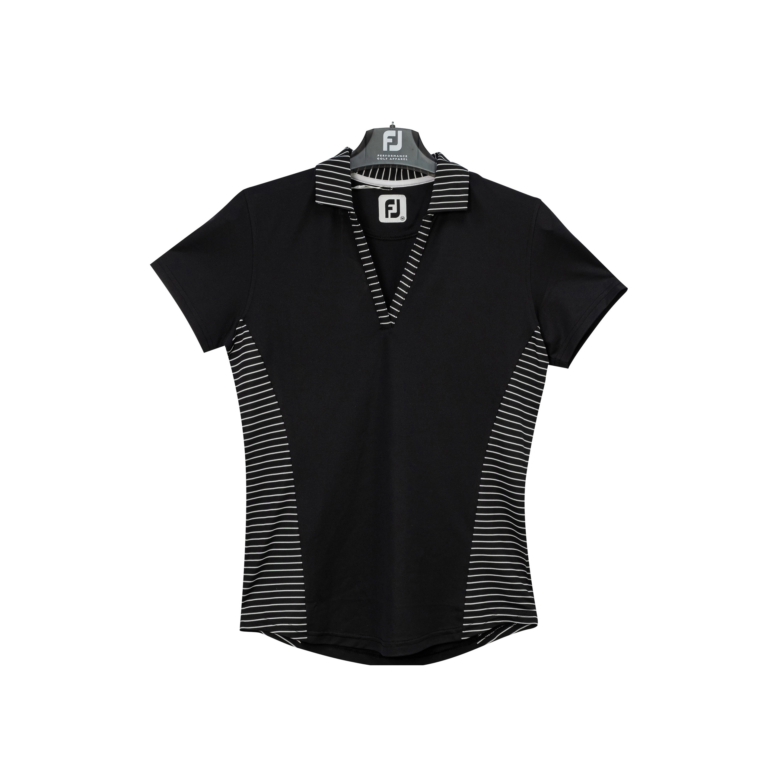Polo Golf Nữ Footjoy FJ Women's Short Sleeve Open Placket Stretch Pique Shirt - 87148